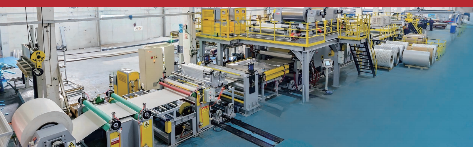 Linia do produkcji paneli kompozytowych z rdzeniem aluminiowym 3D
