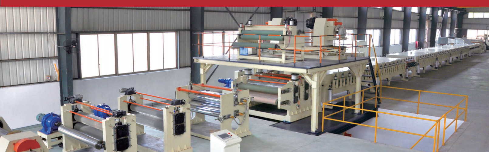 Linia do produkcji aluminiowych paneli falistych