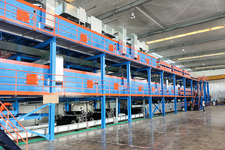 Linia produkcyjna do podwójnego pieczenia z potrójną powłoką aluminiową