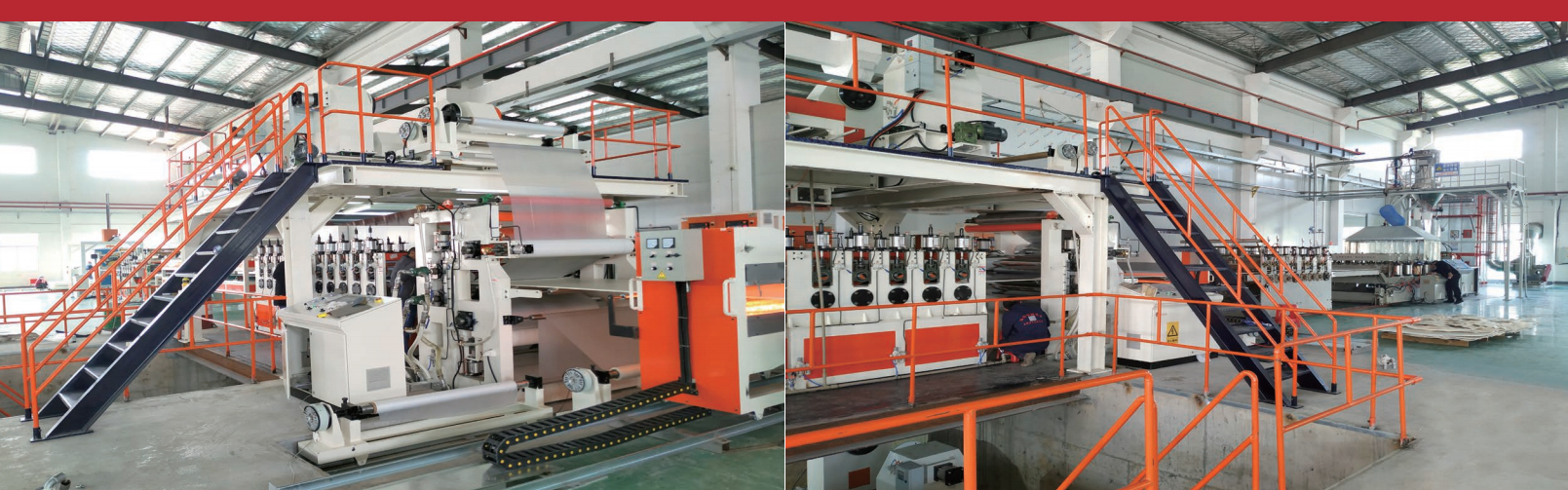 Linia do produkcji paneli kompozytowych w formie PCV